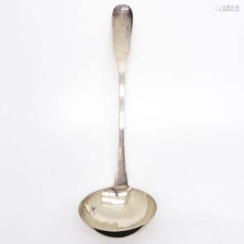 An 18th Century Silver Dutch Serving Ladel Holland...