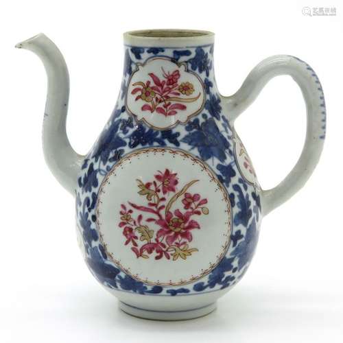 An Imari Decor Chocolate Pot Floral decor, 15 cm. ...