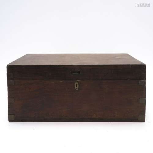 A 19th Century Trunk 96 x 41 x 45 cm.		A 19th Cen...