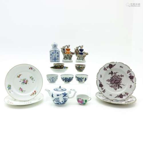 A Diverse Lot of European Pottery Diverse lot.		A...