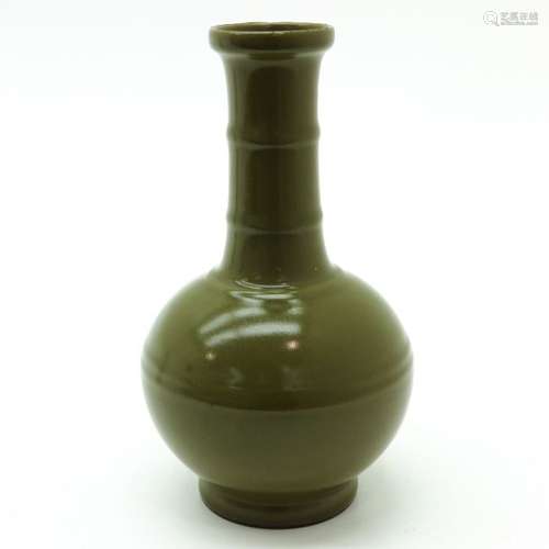 A Teadust Decor Vase 29 cm. Tall, incised seal mar...