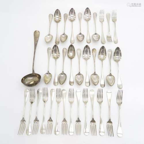 A Lot of Silver Cutlery 2300 gram.		A Lot of Silv...