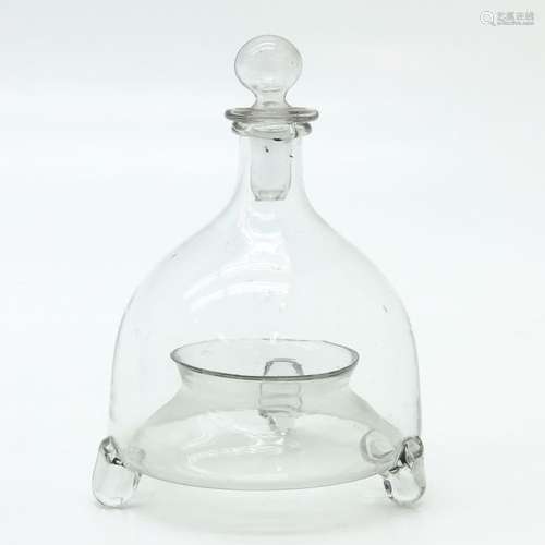 A 19th Century Hand Blown Glass Fly Catcher 18 cm....