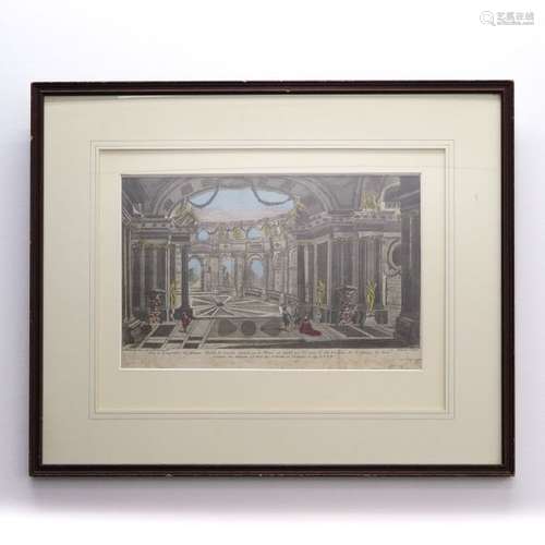 A 19th Century Optica Print 36 x 23 cm.		A 19th C...