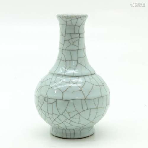 A White Monochrome Vase Crackleware background, ma...