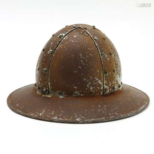 A Helmet Replica, 18 cm. Tall.		A Helmet Replica,...