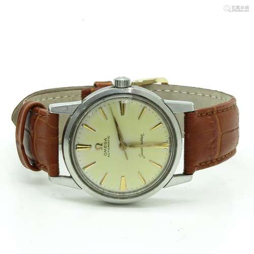 A Mens Omega Seamaster Watch Automatic, on leather...