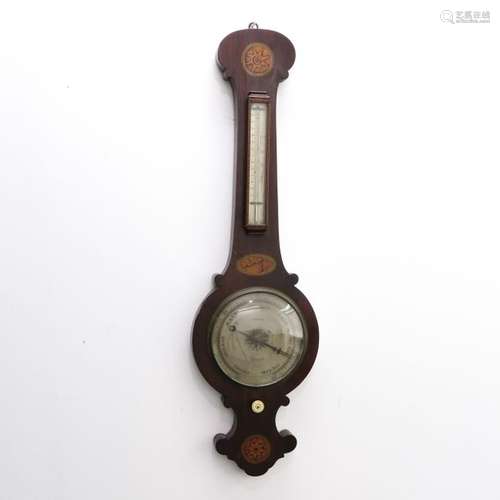 An 19th Century English Barometer 91 cm. Tall.		A...