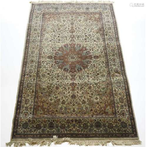 A Wool and Cotton Carpet Pakistan, 158 x 265 cm.	...