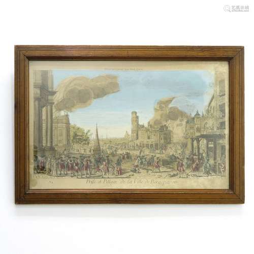 An Optica Print of Bergen op Zoom Titled Prife et ...