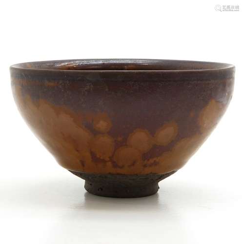 An Drip Glaze Tea Bowl 12 cm. In diameter.		An Dr...