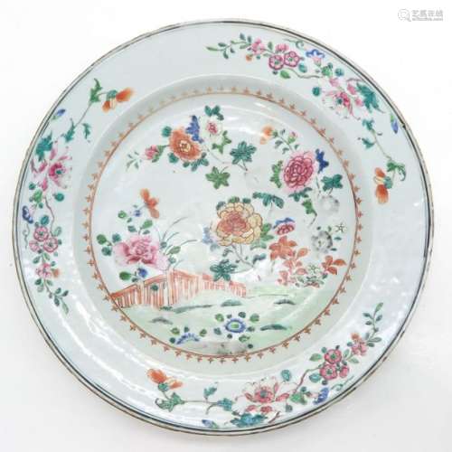 A Famille Rose Charger Floral decor in garden, 39 ...
