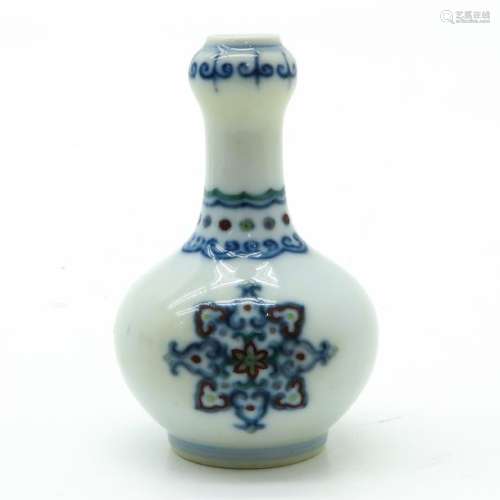 A Miniature Ducai Decor Vase Marked on bottom with...