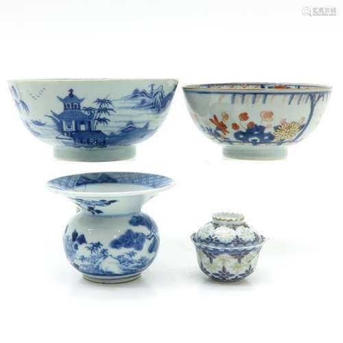 A Diverse Lot of Porcelain 5 items including spito...