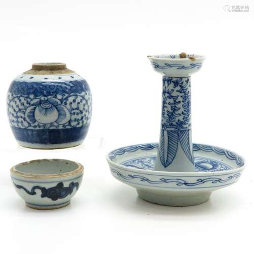 A Diverse Lot of Blue and White Porcelain Includin...