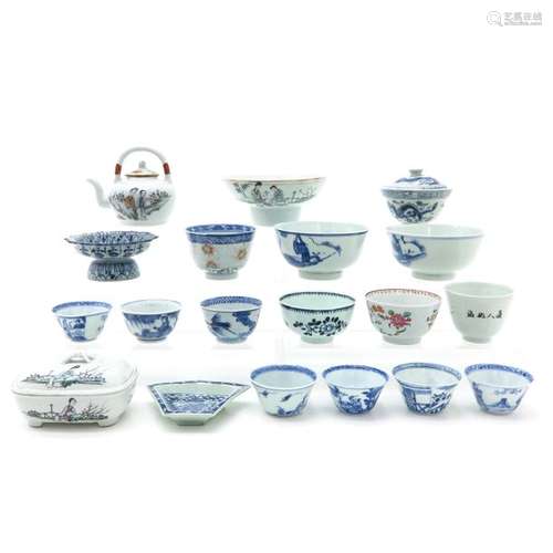 A Diverse Lot of Porcelain A diverse lot including...