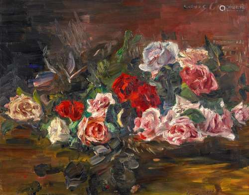 Corinth, Lovis  1858 Tapiau/East Prussia - 1925 Zandvoort  Roses.