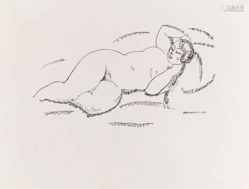 Jawlensky, Alexej  1867 Twer/ Moscow - 1941 Wiesbaden  Reclining female nude II.