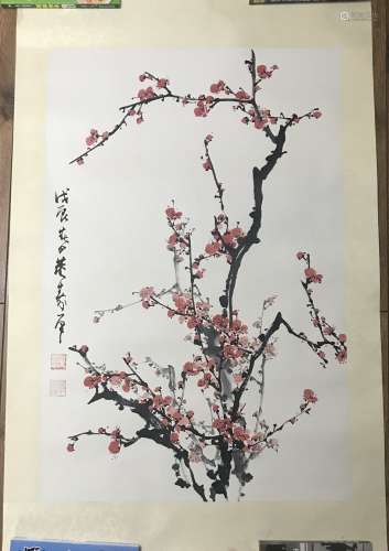 A CHINESE PAINTING OF BLOSSOM