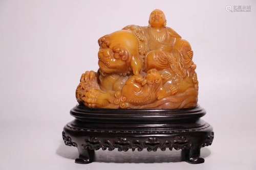 A FAMILLE ROSE ARM REST, QIANLONG MARK