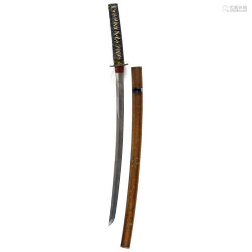 WAKIZASHI<R>à lame en shinogi-zukuri