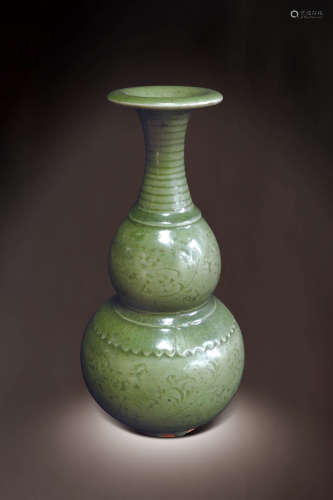 明 龍泉釉葫蘆瓶
