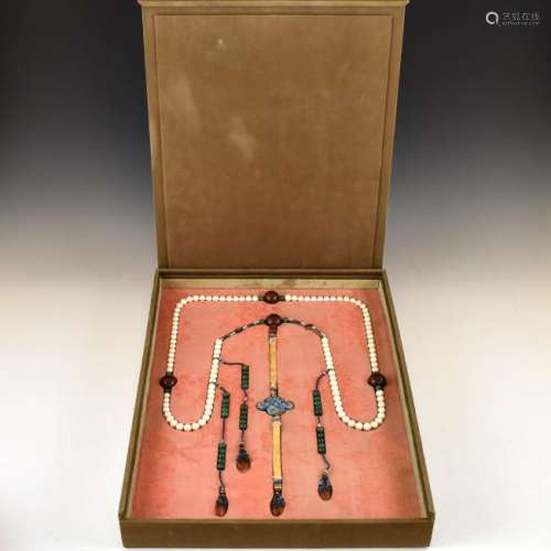 QING PEARL CHAOZHU COURT NECKLACE