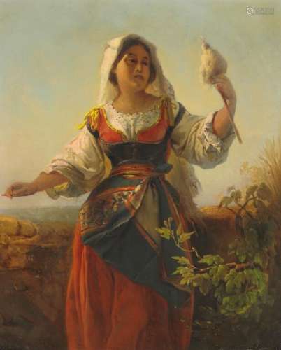 Elisabeth Jerichau Baumann: Young woman from Sardinia