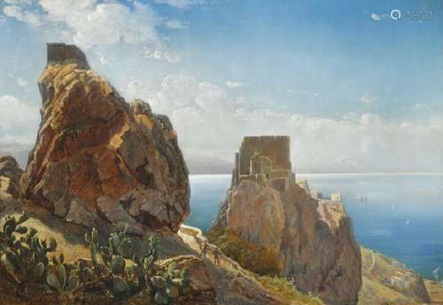 Holger Drachmann: View from Scaletta over Faro di