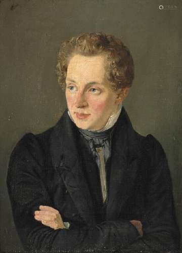 Danish Golden Age painter, c. 1830: Portrait of