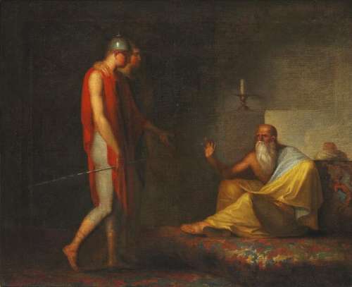 N. A. Abildgaard: Alexander's messenger at the Persian