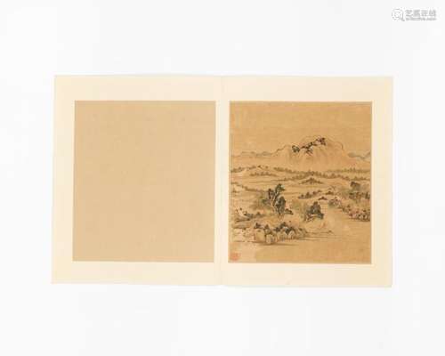 WU BIN 吳賓, 12 QING DYNASTY ALBUM LEAVES