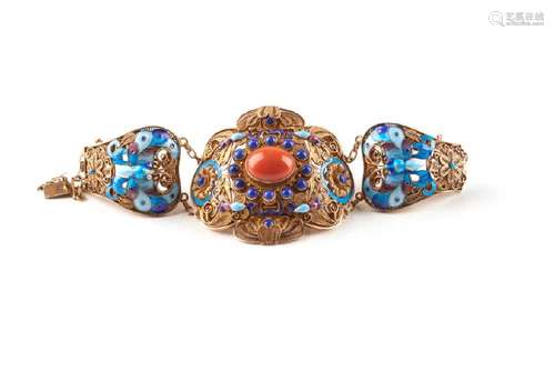 VERMEIL & ENAMEL BRACELET