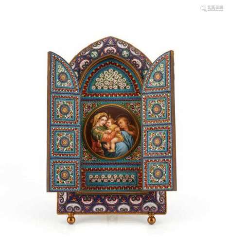 ITALIAN MICRO MOSAIC FRAMED PLAQUE