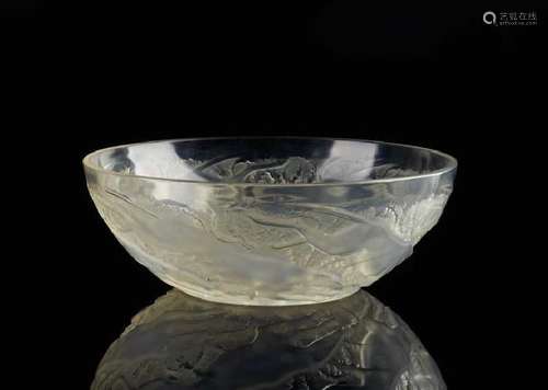 RENE LALIQUE CHIENS BOWL