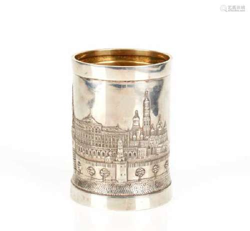 RUSSIAN SILVER BEAKER