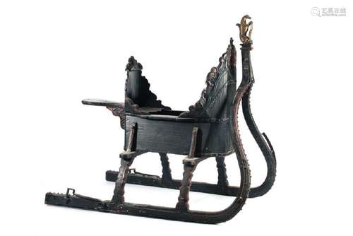 ANTIQUE RUSSIAN TROIKA SLEIGH