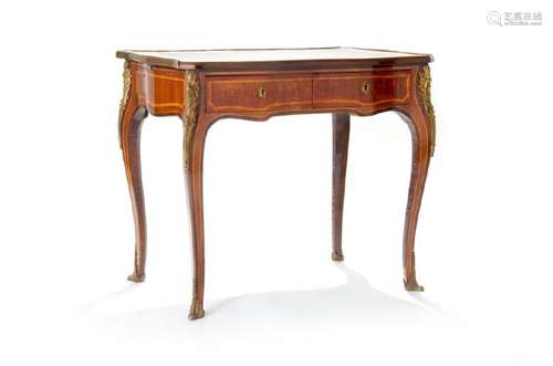 FRENCH FRUITWOOD PETITE BUREAU PLAT