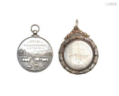 TWO 19TH C SCOTTISH AGRICULTURAL MEDALS