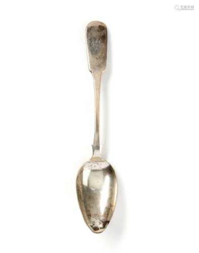 TWO 19TH C CANADIAN SILVER SPOONS