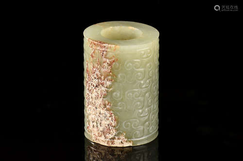 JADE CARVED ORNAMENT, LEIZI