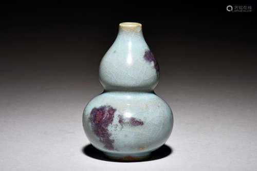 JUN WARE DOUBLE GOURD VASE