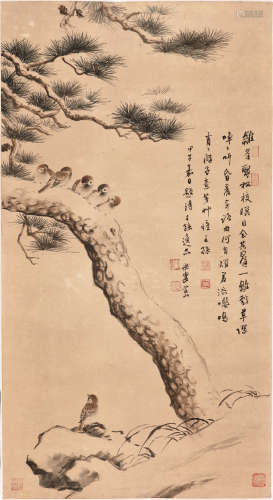 CHEN DINGSHAN AND PU XINYU: COLOR AND INK ON SILK PAINTING