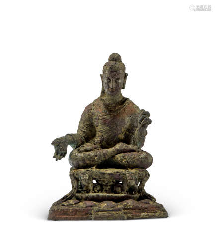8-9世纪 释迦牟尼佛像 合金铜