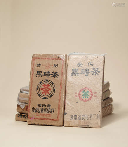 1980-2004年 黑茶砖十片（大）