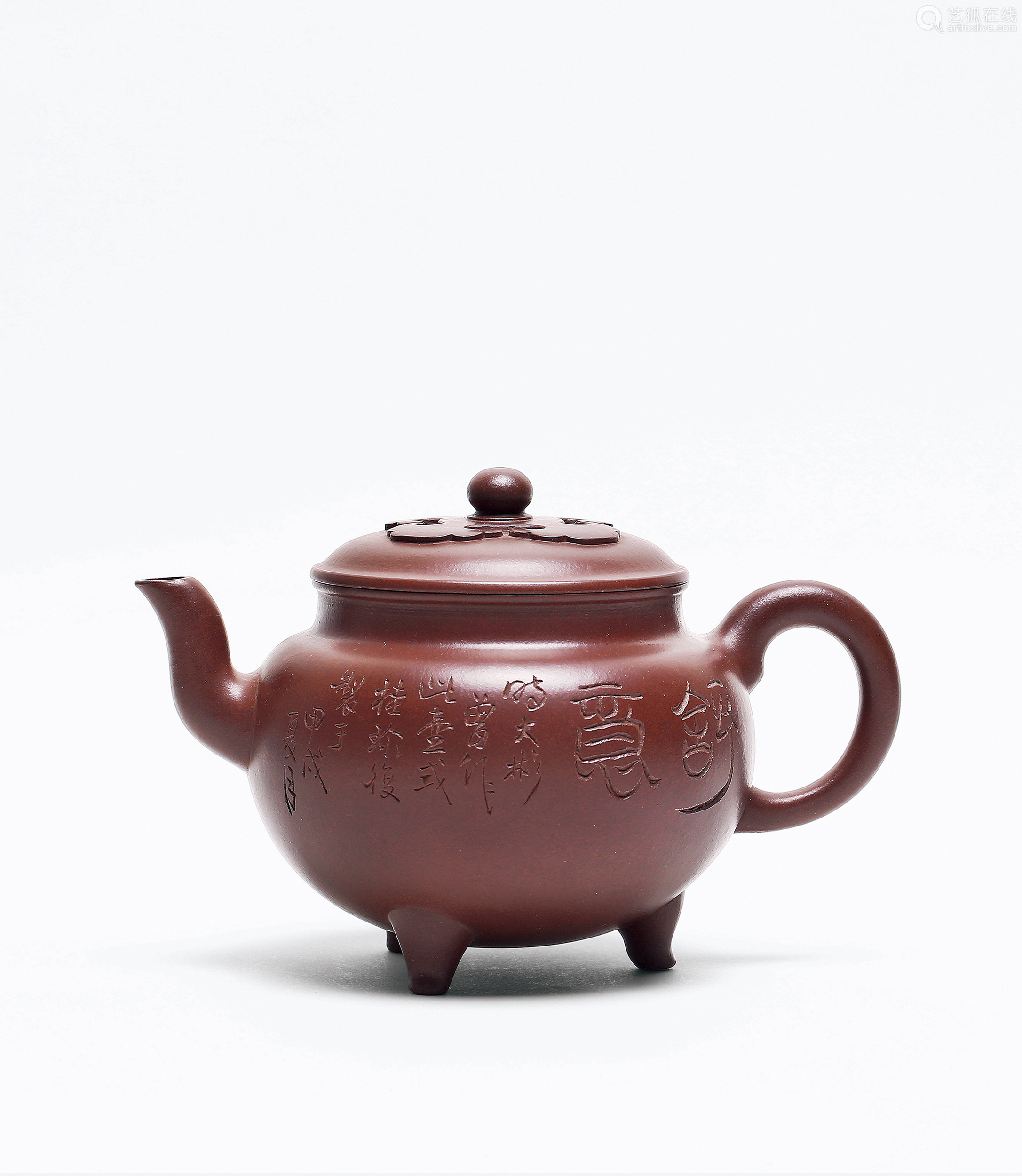 当代周桂珍大彬如意壶徐秀棠刻附证书