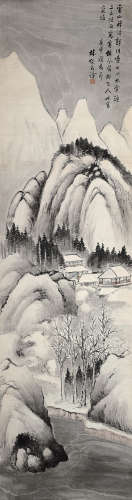 林纾（1852～1924） 雪山 立轴 水墨纸本