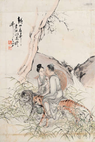 李耕（1885～1964） 越山应升 立轴 水墨纸本