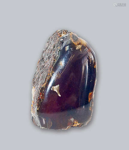 琥珀原石(53.8g) Natural Blue Amber Stone