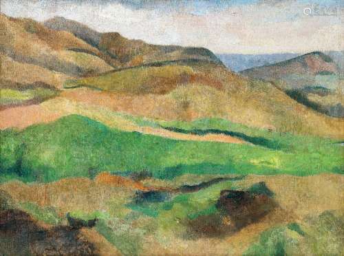 卫天霖（1898～1977） 1930年代作 春日 布面油画